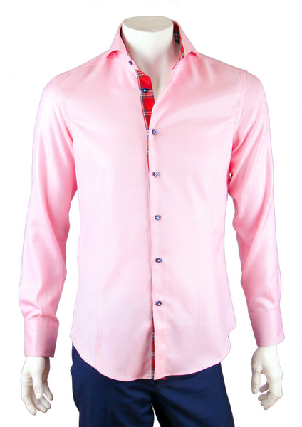 Solid Pink Cotton Twill